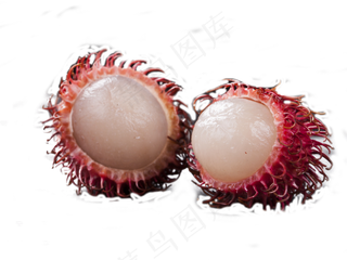 美味可口的红毛荔枝,免抠元素
