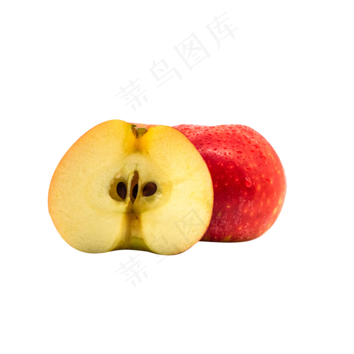 新鲜有机红苹果