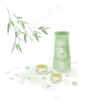 主业和古风陶瓷酒壶