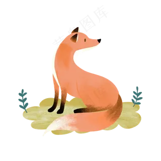 秋季小动物,免抠元素