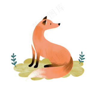 秋季小动物,免抠元素