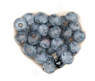 爱心水果蓝莓