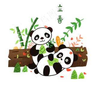 春天装饰立春雨水二十四节气农历,免抠元素