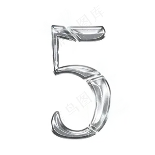 金属闪电数字钟5