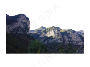 风景山峰,免抠元素
