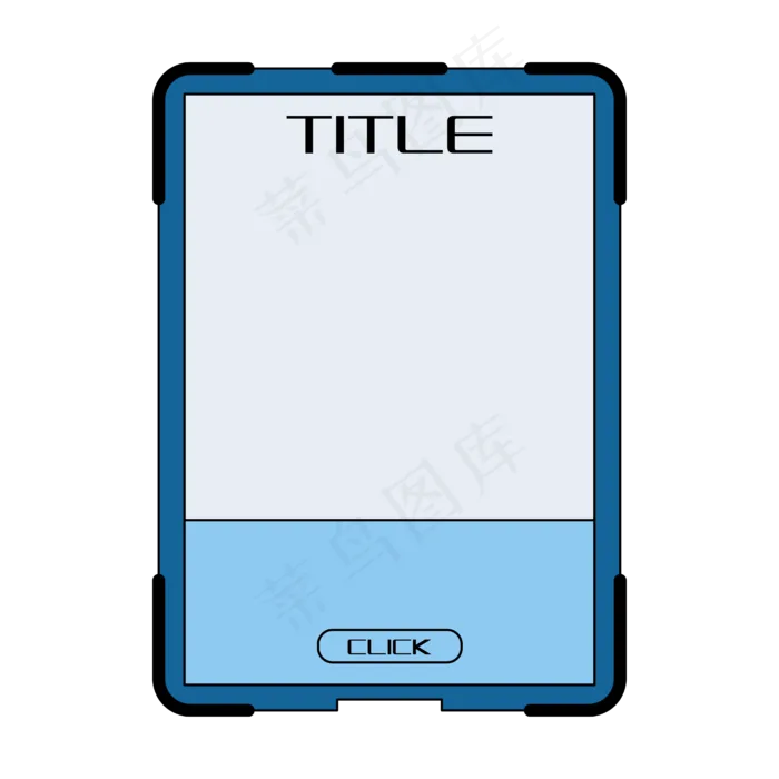 蓝色文字边框(4167*4167px 300 dpi )ai矢量模版下载