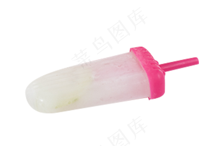 玫粉色冰棍制作模型