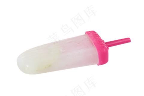 玫粉色冰棍制作模型