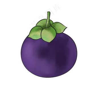 山竹手绘卡通素材 山竹手绘卡通素材