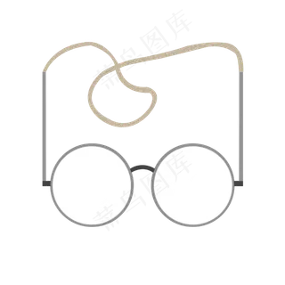 父亲节老花镜PNG图案