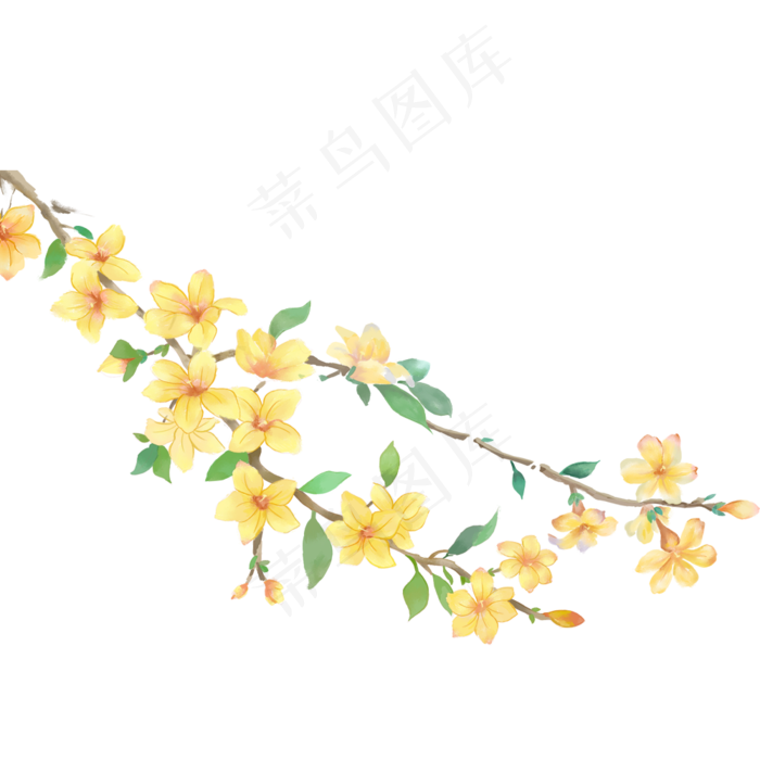 卡通粉红色的花朵,免抠元素