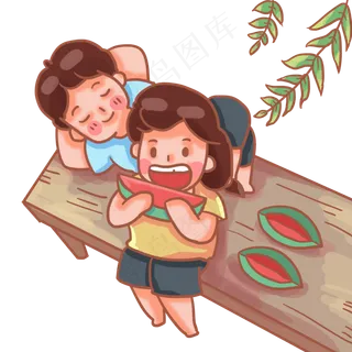 二十四节气夏至吃西瓜