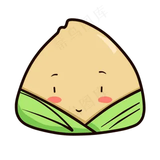 端午节手绘粽子素材表情包