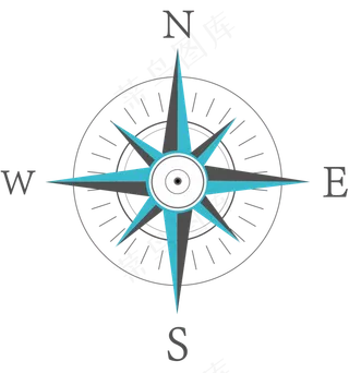 指南针矢量图,免抠元素