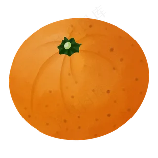 桔子橘子橘色橘红水果圆形
