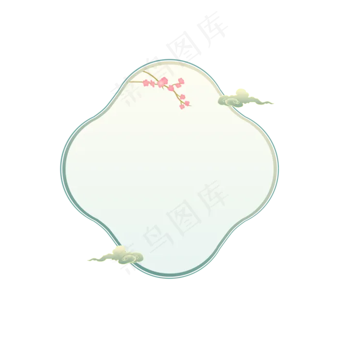 古风边框(2000X2000(DPI:300))psd模版下载