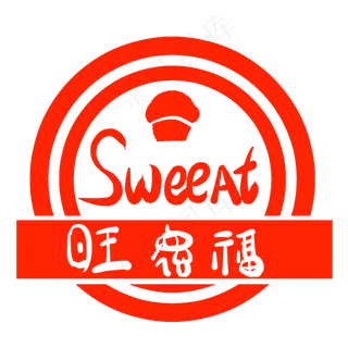 蛋糕印章卡通装饰