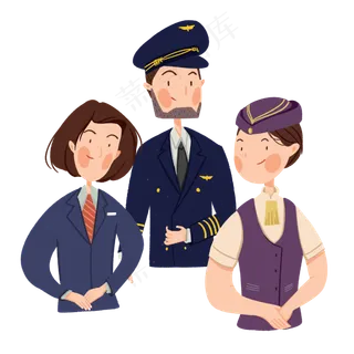 五一劳动乘务人员,免抠元素