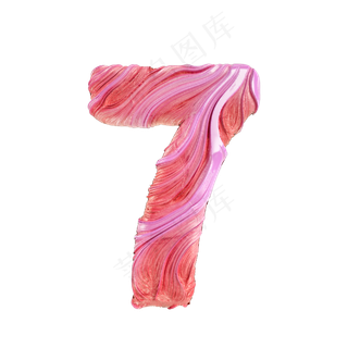 唯美倒计时数字7