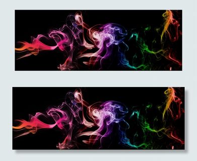 企业科技科幻彩色舞台背景