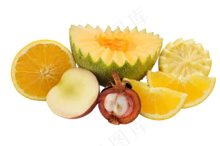 哈密瓜水果橙子