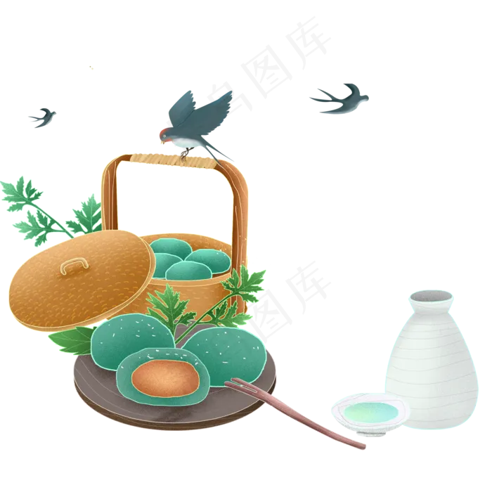 节日里的食物(2000X2000(DPI:300))psd模版下载