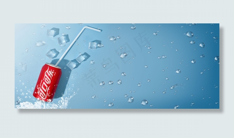 简约二十四节气大暑小暑背景合成