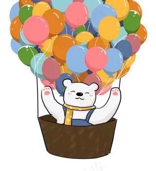 气球小熊