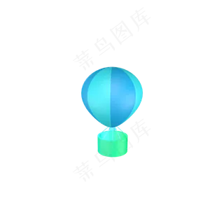 C4D热气球情人节热气球七夕元