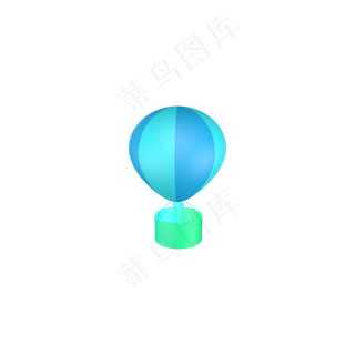 C4D热气球情人节热气球七夕元