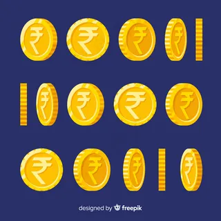 印度卢比成套硬币