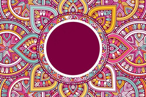 装饰美丽的背景几何圆元素