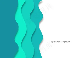 时尚装饰剪纸背景