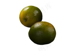 绿皮绿色健康营养橘子png素材