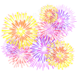 元旦新年春节彩色烟花 元旦新年春节彩色烟花