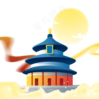 中秋节月圆天台