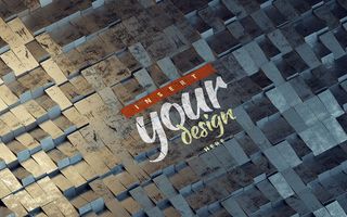 logo样机标志样机智能贴图