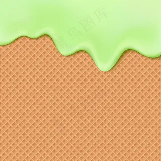 晶圆上流淌的青釉质地甜食背景抽象。