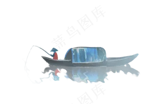 中国风手绘插画免扣素材