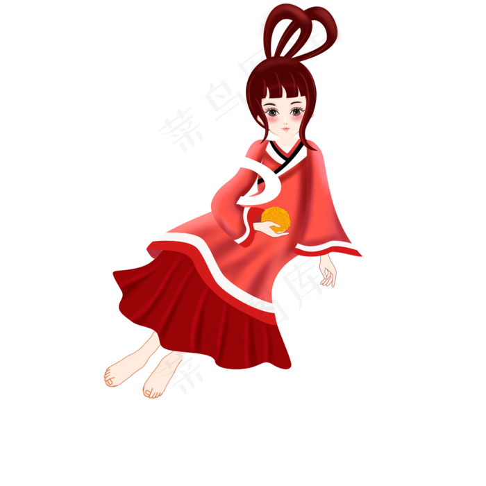 月宫中的嫦娥免扣图