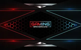 抽象的未来轻红色和蓝色游戏背景