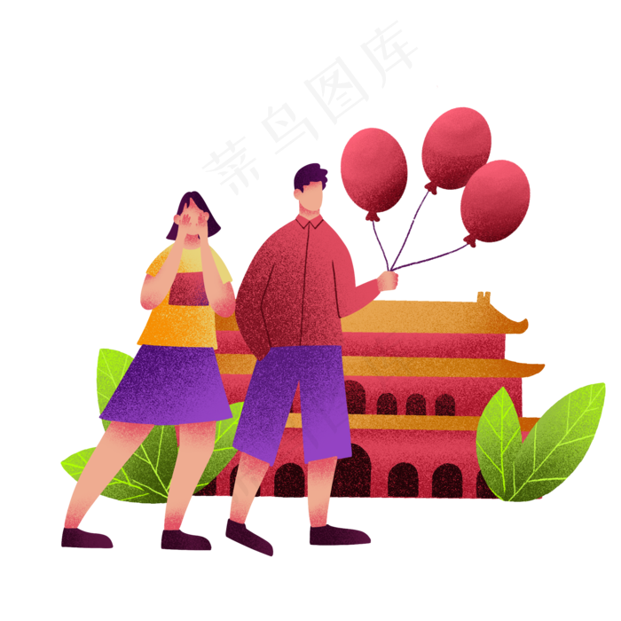 国庆节双人北京旅游(2000X2000(DPI:300))psd模版下载