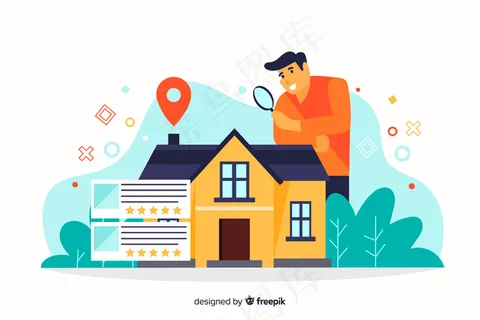 登陆页面的房屋搜索概念 登陆页面的房屋搜索概念