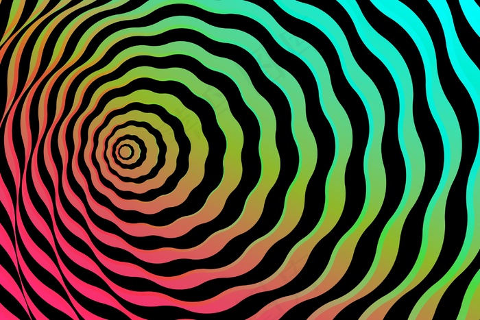 迷幻性视错觉背景eps,ai矢量模版下载