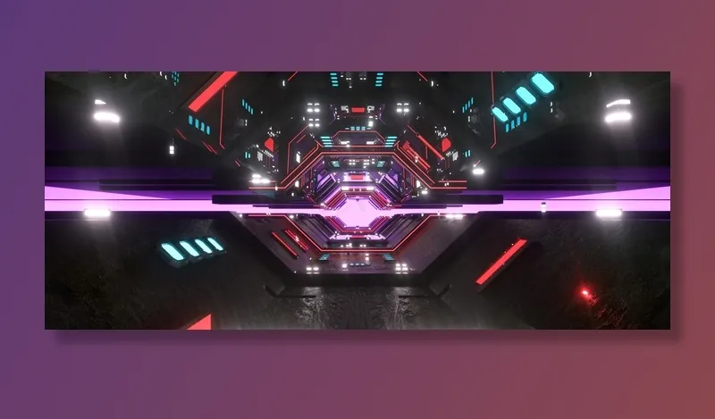 C4D科幻基地场景(1920*792px 	       )