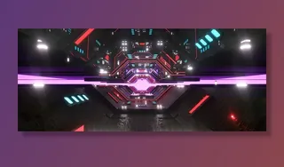 C4D科幻基地场景