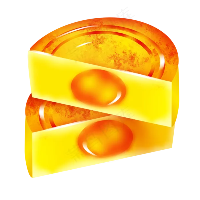 切开中秋月饼(2000X2000(DPI:300))psd模版下载
