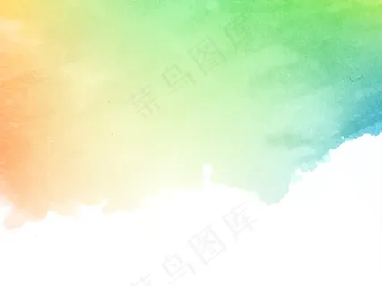 柔和多彩的水彩设计纹理背景 柔和多彩的水彩设计纹理背景