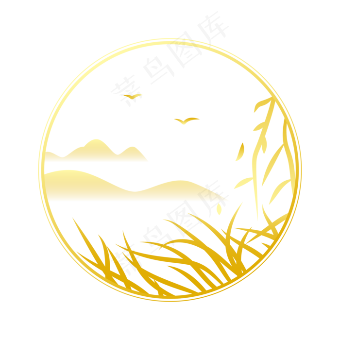 金色寒露二十四节气