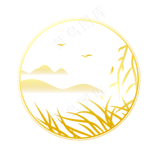 金色寒露二十四节气